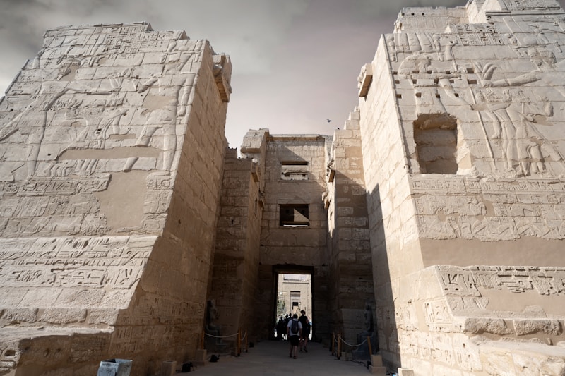 Hatshepsut Temple and the cliffs of Luxor's West Bank