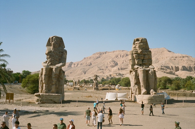 The Colossi of Memnon in Luxor